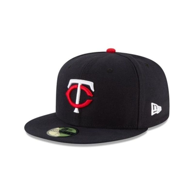 Minnesota Twins Gorra | New Era MLB Authentic Collection 59fifty Fitted Cap Mexico - Azules